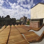 Toit terrasse en bois original Ã  Greenwich village