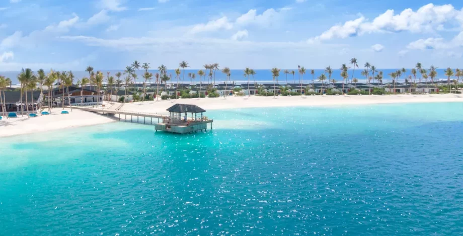 Hotel aux Maldives dans l'atoll de Malé nord